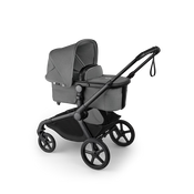 Shop Bugaboo Kangaroo Single To Double Stroller, 2025, Black, Moon Grey, Moon Grey at GoodBuy Gear