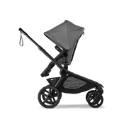 Shop Bugaboo Kangaroo Single To Double Stroller, 2025, Black, Moon Grey, Moon Grey at GoodBuy Gear