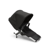 Shop Bugaboo Donkey 5 Duo Extension Set, 2025, Aluminum, Midnight Black, Midnight Black, with Canopy at GoodBuy Gear