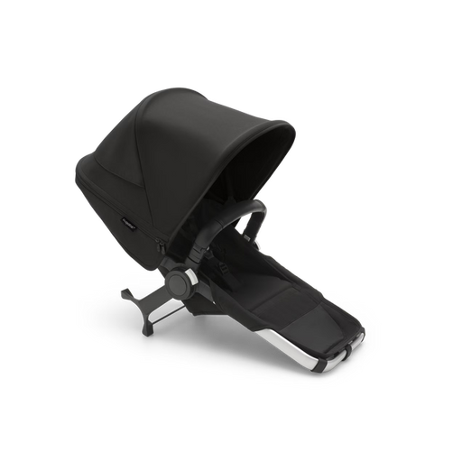 Shop Bugaboo Donkey 5 Duo Extension Set, 2025, Aluminum, Midnight Black, Midnight Black, with Canopy at GoodBuy Gear