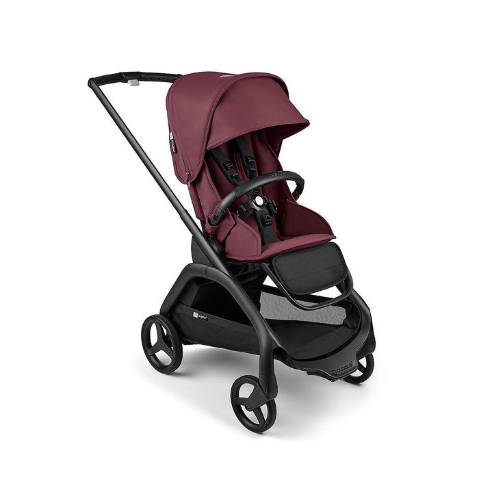 Bugaboo Dragonfly Stroller, Black, 2025, Dark Cherry, Dark Cherry