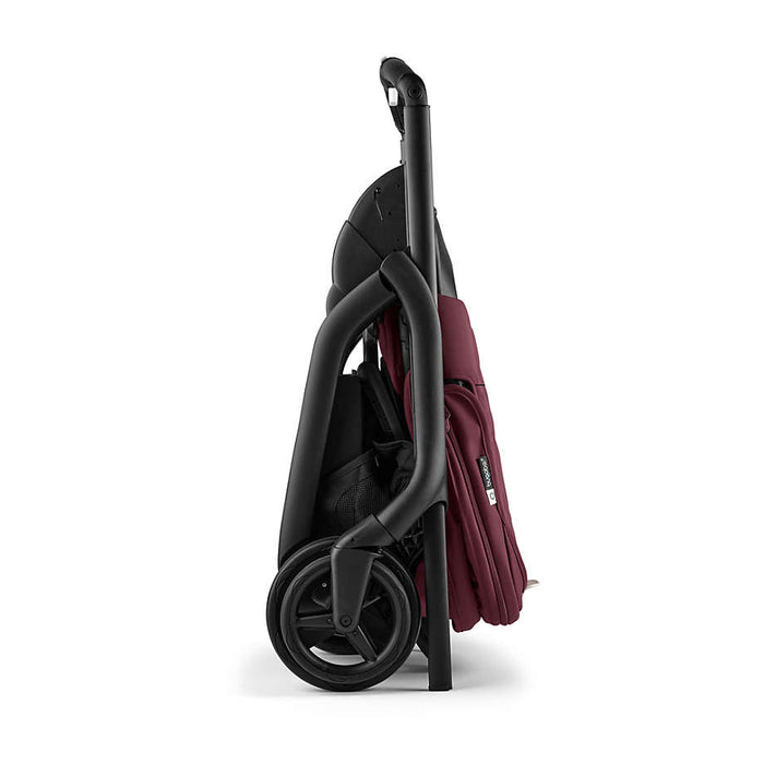 Bugaboo Dragonfly Stroller, Black, 2025, Dark Cherry, Dark Cherry