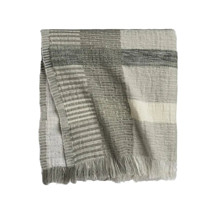 Crane Baby Zen Garden Plaid Throw, 55"x80"