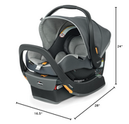 Shop Chicco Keyfit 35 ClearTex Infant Car Seat, 2025, Cove at GoodBuy Gear