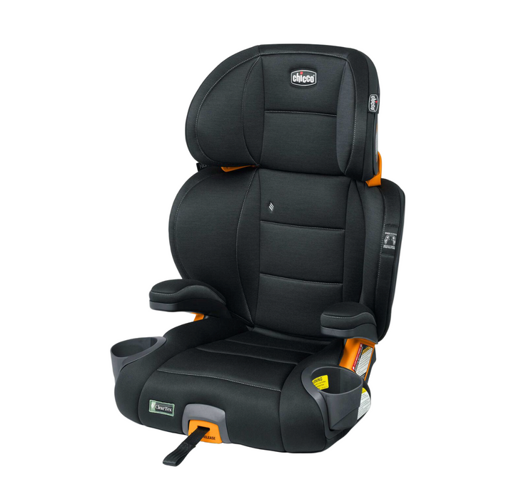 Shop Chicco KidFit 2-in-1 Belt Positioning Booster Car Seat, 2025, KidFit ClearTex Plus Obsidian at GoodBuy Gear
