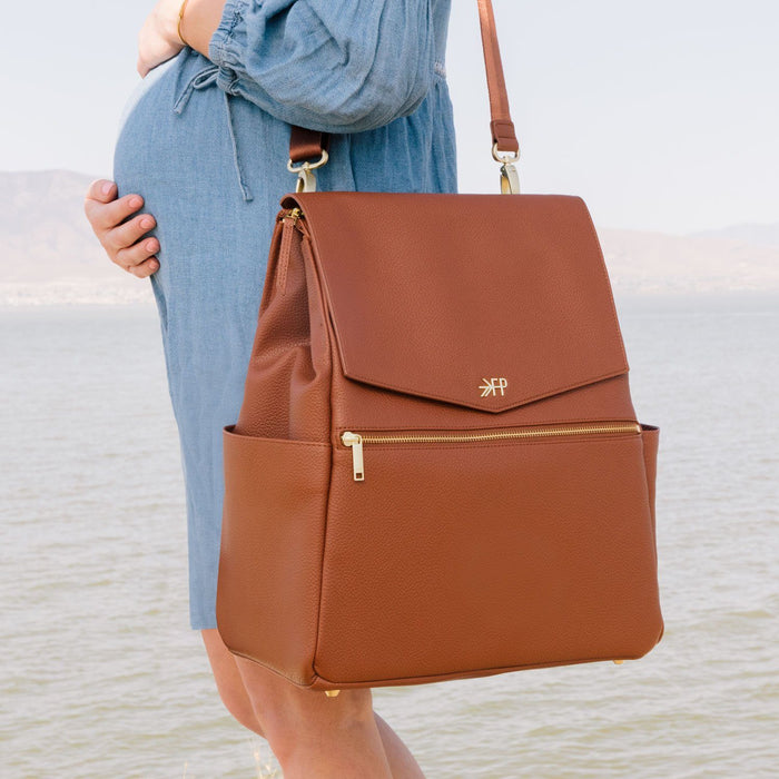 Shop Freshly Picked Classic Diaper Bag II, Cognac at GoodBuy Gear