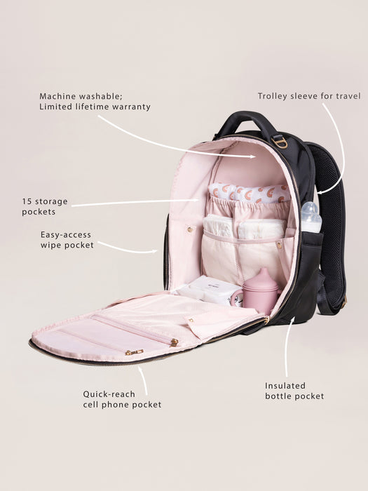 Shop Sazan + JuJuBe Classic Diaper Backpack, Paisley Floral at GoodBuy Gear