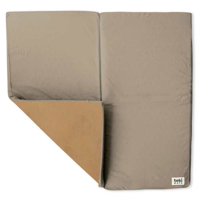 Toki Kids Epic Padded Play Mat 60" x 84", Cloud Sandcastle