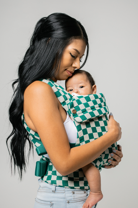 Shop Mabē The Monarch Carrier, Evergreen Check at GoodBuy Gear