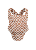 Shop Mabē The Monarch Carrier, Mocha Check at GoodBuy Gear