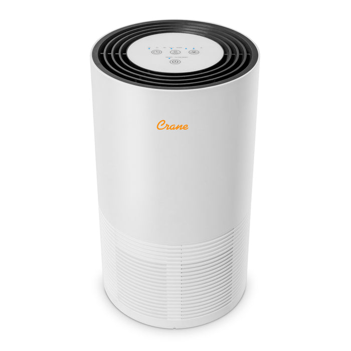Crane True HEPA Air Purifier with UV Light, 300 Sq ft.