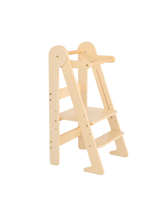 Piccalio Mini Chef Foldable Helper Tower, Natural