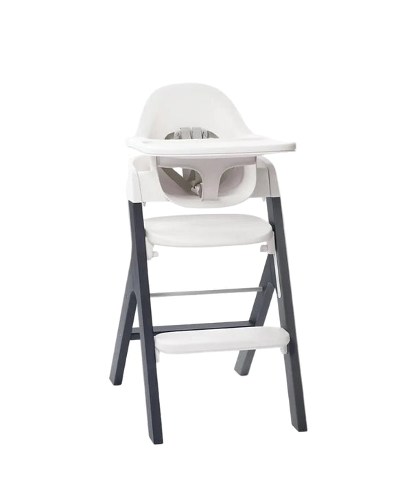 Shop Mockingbird High Chair, 2.0, Midnight Beech, White at GoodBuy Gear