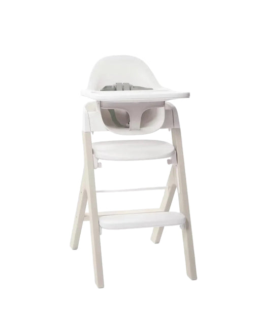 Shop Mockingbird High Chair, Cloud Washed Beech, White at GoodBuy Gear