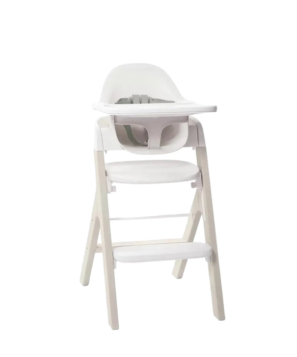 Shop Mockingbird High Chair, Cloud Washed Beech, White at GoodBuy Gear