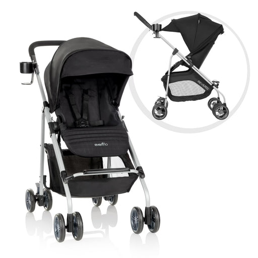 Shop Evenflo Reversi Lightweight Reversible Stroller, 2024, Altair Black at GoodBuy Gear