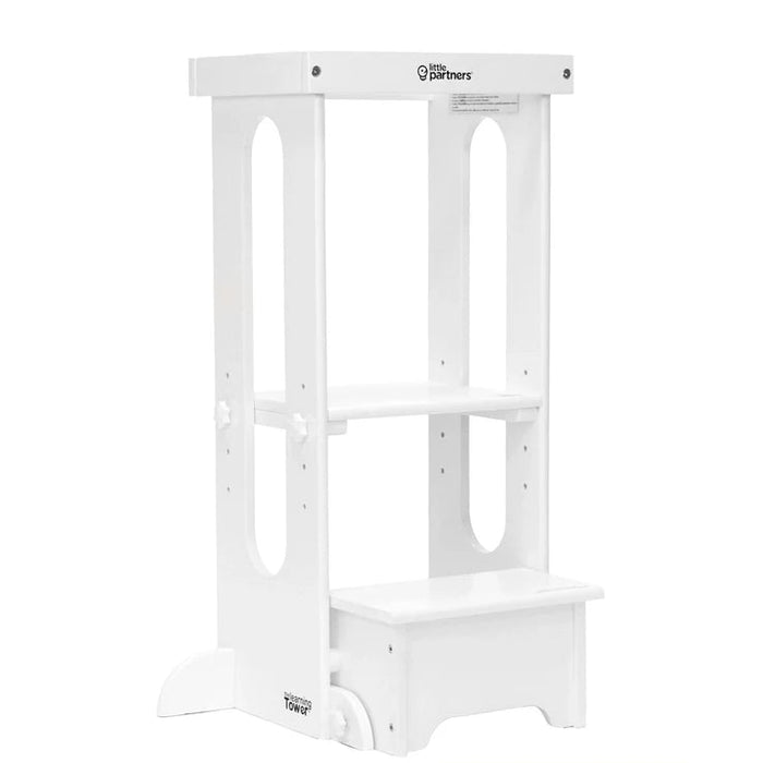 Shop Little Partners Explore 'N Store Learning Tower, Soft White at GoodBuy Gear