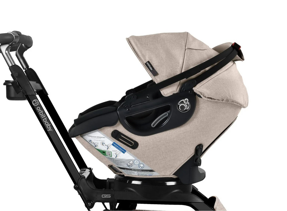 Orbit Baby G5+ Infant Car Seat With Base, 2025, Melange Flax