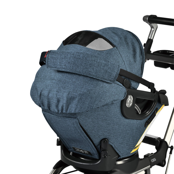 Shop Orbit Baby G5+ Infant Car Seat With Base, Melange Navy, 2025 at GoodBuy Gear