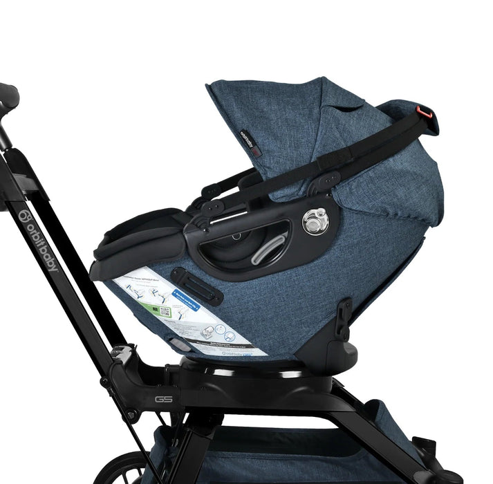 Shop Orbit Baby G5+ Infant Car Seat With Base, Melange Navy, 2025 at GoodBuy Gear