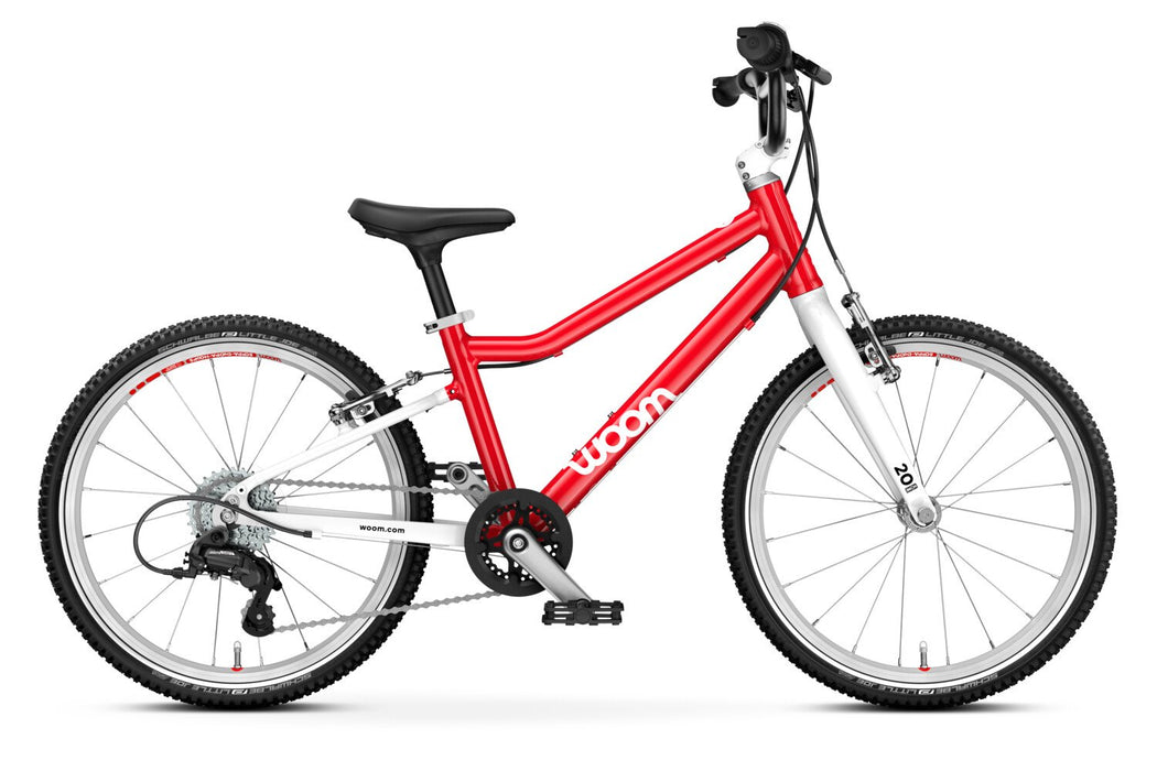 Shop Woom GO 4 Bike 20", Woom Red at GoodBuy Gear
