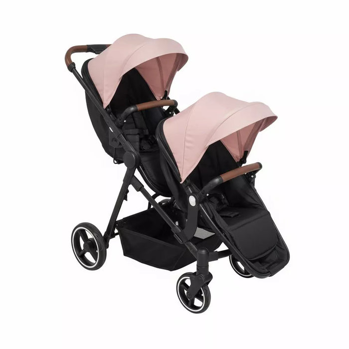 Garvee Tandem Double Stroller, Pink