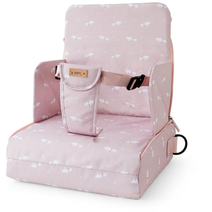SARO Portable Booster Seat, Dusty Pink