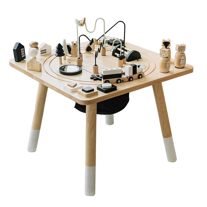 Wonder and Wise Awesome Activity Table, White/Natural