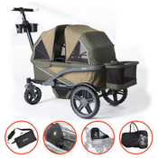 Shop Gladly Family The Adventure Bundle: Anthem Deluxe All-Terrain Stroller Wagon at GoodBuy Gear