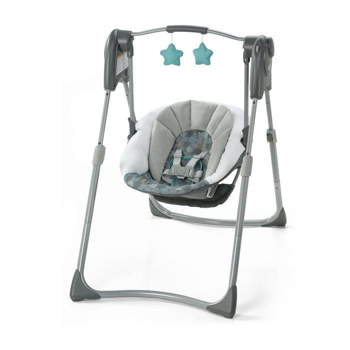Graco Slim Spaces Compact Baby Swing, Tilden