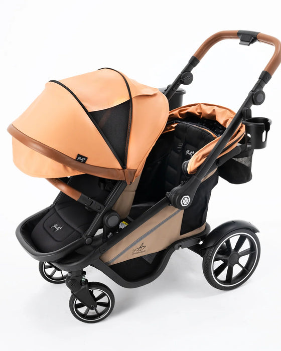 Shop Gladly Family Grasshopper 8-in-1 Single to Double Stroller, 2025, Canyon at GoodBuy Gear