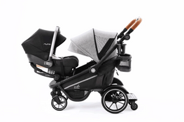 Shop Gladly Family Grasshopper 8-in-1 Single to Double Stroller, 2025, Cobblestone at GoodBuy Gear