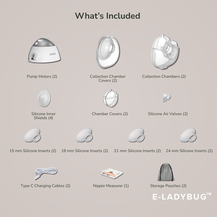 Shop Haakaa E-Ladybug Wearable Electric Breast Pump - 2PK at GoodBuy Gear