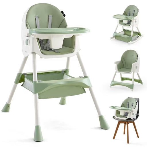 Shop Harppa 4-in-1 Convertible High Chair, Green at GoodBuy Gear