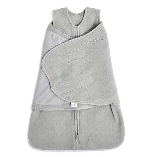 Shop Halo Micro-Fleece Swaddle, Gray, Newborn at GoodBuy Gear