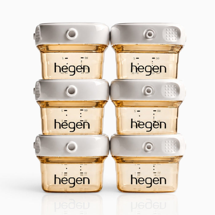 Hegen PPSU Breast Milk & Food Storage, 2oz, 6-Pack