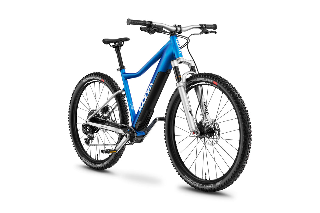 Woom UP 6 Electric Mountain Bike, Electric Blue