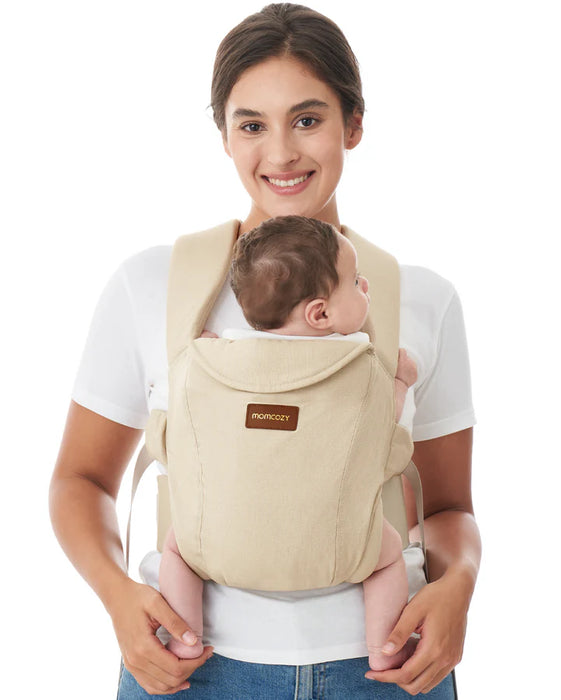 Momcozy Newborn Carrier WeeSnug, Khaki