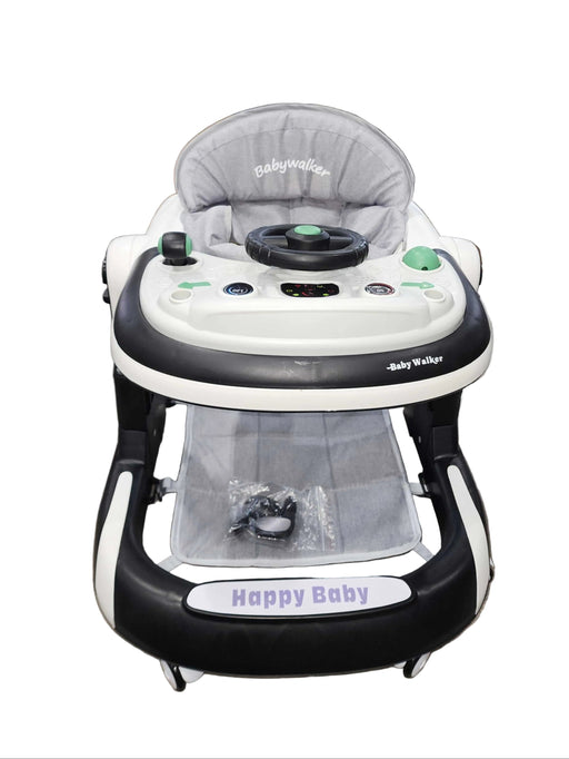 Shop Happy Baby Happysteps 2-in-1 Push Baby Walker, Black and White at GoodBuy Gear