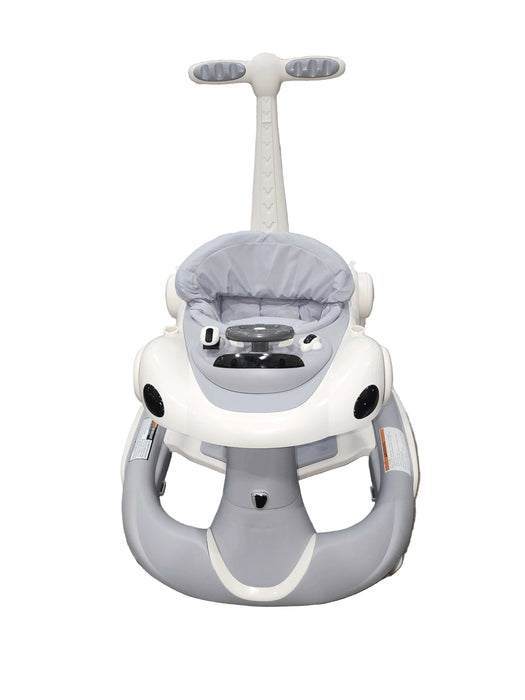 Baby Joy 7-in-1 Baby Walker, White/Grey