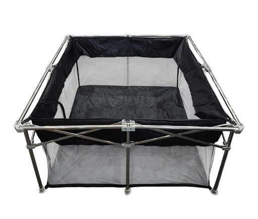 Shop Unknown Mesh Playpen, Black, 50" (L) x 50" (W) 22" (H) at GoodBuy Gear