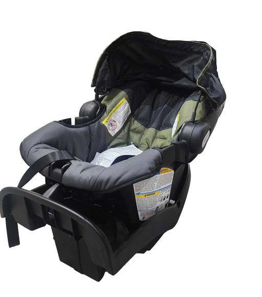 Shop Evenflo Nurturemax Infant Car Seat, 2025, Black/Green/Gray at GoodBuy Gear