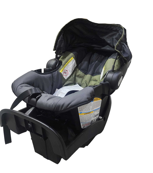 Evenflo Nurturemax Infant Car Seat, 2025, Black/Green/Gray