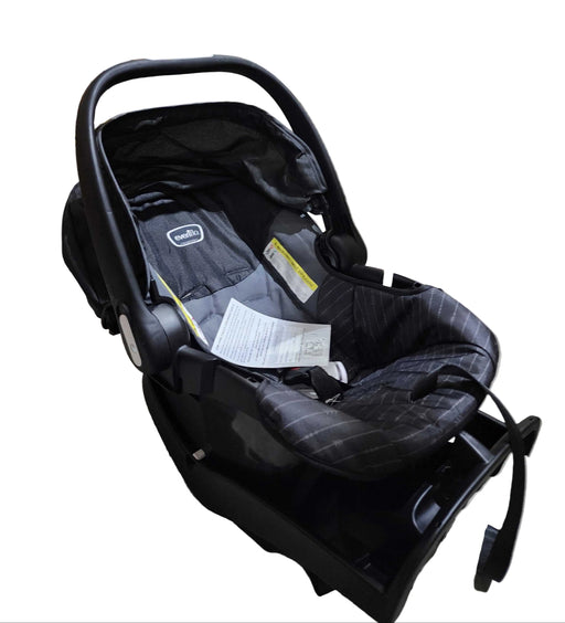 Shop Evenflo Nurturemax Infant Car Seat, 2025, Black/Gray/Arrows at GoodBuy Gear