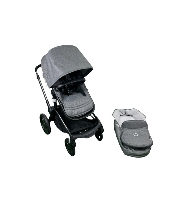 Bugaboo Fox 5 Stroller, 2024, Graphite Frame, Grey Melange