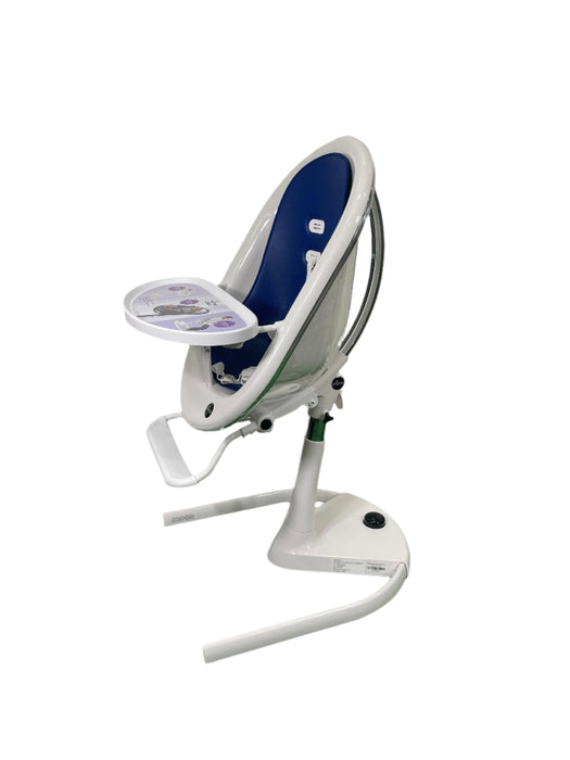 Mima Moon High Chair, White, 2G, Royal Blue