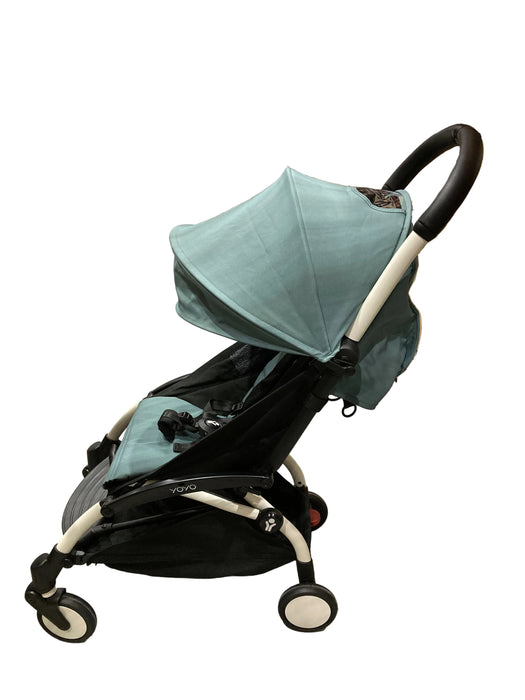 Babyzen YOYO2 Complete Stroller, 2024, White with Aqua