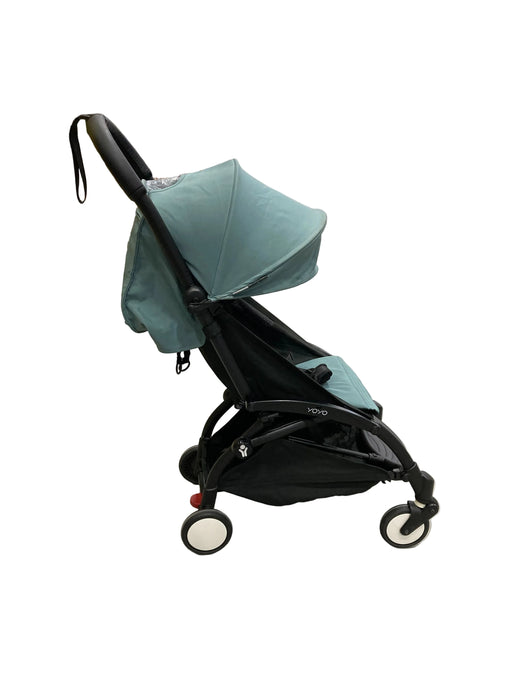 Stokke YOYO3 Complete Stroller, 2024, Aqua, Black at GoodBuy Gear
