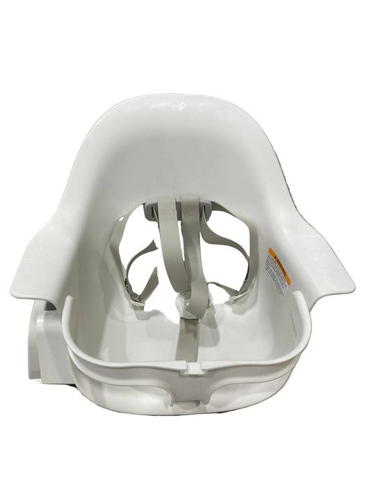 Mockingbird High Chair, White, Cloud Washed Beech