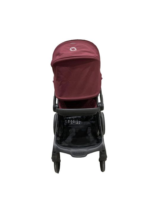 Bugaboo Kangaroo Single To Double Stroller, 2024, Black, Dark Cherry, Dark Cherry